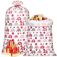 2 Pcs 70 Inches Jumbo Baby Shower Bags Extra Large Present Bag Baby Shower Wrapping Paper Oversized Plastic Gift Bags With Ropes