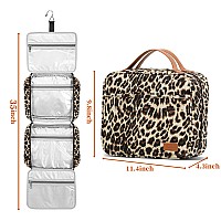 Bosidu Hanging Travel Toiletry Baglarge Capacity Cosmetic Travel Toiletry Organizer For Women With 4 Compartments 1 Sturdy Ho