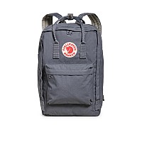 Fjallraven Womens Kanken Laptop Backpack 17 Super Grey One Size