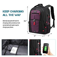 Lovevook Travel Laptop Backpack Waterproof Anti Theft Backpack With Lock And Usb Charging Port Large Computer Business Backpack