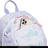 Adidas Creator 2 Backpack Icon Brand Love Whiteflash Aqua Bluelight Purple One Size