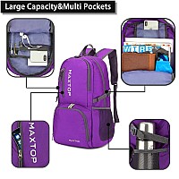 Maxtop 4050L Lightweight Packable Backpack For Hiking Traveling Camping Water Resistant Foldable Outdoor Travel Daypack