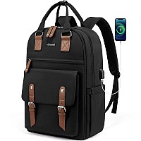 Lovevook Laptop Backpack For Womenvintage Work Business Travel Backpack With Usb Charging Portteacher Doctor Nurse Computer Ba