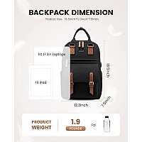 Lovevook Laptop Backpack For Womenvintage Work Business Travel Backpack With Usb Charging Portteacher Doctor Nurse Computer Ba