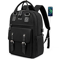 Lovevook Laptop Backpack For Women156 Inch Vintage Work Business Travel Backpack With Usb Charging Portteacher Doctor Nurse C