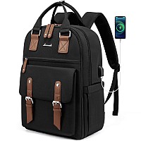 Lovevook Laptop Backpack For Womenvintage Work Business Travel Backpack With Usb Charging Portteacher Doctor Nurse Computer Ba