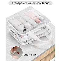 Hanging Toiletry Bag Clear Travel Toiletry Bag With Detachable Tsa Approved Small Clear Bag Airline 311 Carry On Compliant Ba