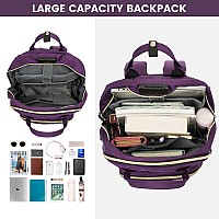 Lovevook Laptop Backpack For Women Large Capacity Travel Antitheft Bag Business Work Computer Backpacks Purse College Backpack