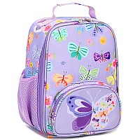 Btoop Lunch Box Kids Girls Insulated Lunch Bag Cute Butterfly Reusable Thermal Meal Cooler Tote Bags With Removable Shoulder Str