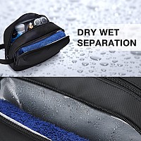 Bagsmart Large Toiletry Bag For Men Valentines Day Gifts Travel Organizer Hanging Dopp Kit Water Resistant Shaving Bag For Bat