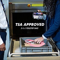 Tsa Approved Toiletry Bag 311 Kids Toiletry Travel Bag With Handle Quart Size Bag With Zipper Carryon Luggage Clear Bag F