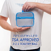 Tsa Approved Toiletry Bag 311 Kids Toiletry Travel Bag With Handle Quart Size Bag With Zipper Carryon Luggage Clear Bag F