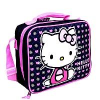 Fast Forward Hello Kitty Lunch Bag Black Medium C6Co06