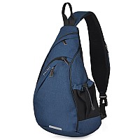 Hanke Sling Bag Men Backpack Unisex One Shoulder Bag Hiking Travel Backpack Crossbody With Usb Port Versatile Casual Daypack