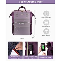 Lovevook Laptop Backpack For Women 156 Inch Travel Backpack With Laptop Compartment Water Resistant Work Backpack For Teacher