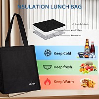 Iknoe Lunch Bag Insulated Lunch Bags For Women Men 9L Reusable Lunch Tote Portable Adult Thermal Large Lunch Cooler For Work