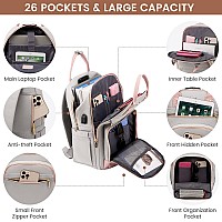 Lovevook Laptop Backpack For Women Large Capacity Travel Antitheft Bag Business Work Computer Backpacks Purse Casual Hiking D