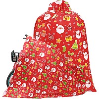 Teling 2 Pcs 80 X 60 In Jumbo Bike Gift Bags Christmas Extra Large Bicycle Gift Bags Large Plastic Gift Bags For Heavy Large Xma