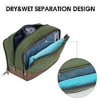 Wandf Travel Toiletry Bag For Men Large Toiletries Shaving Bag Water Resistant Hanging Dopp Kit Travel Accessories Bag For Women