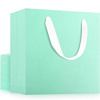 Eusoar Large Blue Shopping Bags With Handles 25 Pack 125X45X11 Inches Gift Wrap Bags Bulk Merchandise Retail Wrapping Bags F