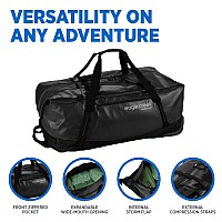 Eagle Creek Migrate 110L Rolling Duffle Bag With Wheels Tuckaway Backpack Straps Widemouth Main Compartment Quickaccess Fr