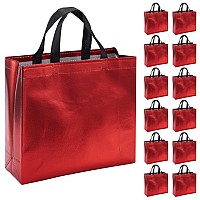 Looksgo 12 Pcs Present Gift Bags Reusable Gift Bag For Party Wedding