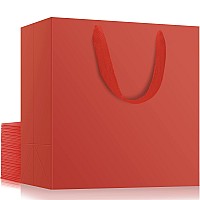 Eusoar Large Red Shopping Bags 20 Pack 125X45X11 Inches Gifts Wrap Bags Handles Bulk Merchandise Retail Wrapping Bags For Bu