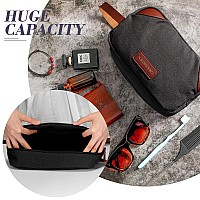 Eccliy 6 Set Groomsmen Gifts Men Toiletry Bags Mens Travel Shaving Kit Bag Bathroom Bag Water Resistant Toiletry Case For Weddi