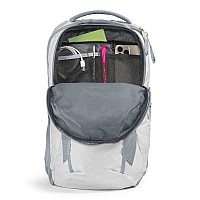 The North Face Womens Pivoter Everyday Laptop Backpack Tnf White Metallic Mlangemid Grey One Size