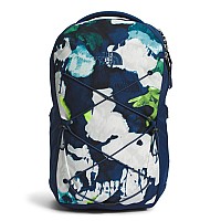 The North Face Womens Jester Everyday Laptop Backpack Summit Navy Abstract Floral Printshady Blue One Size