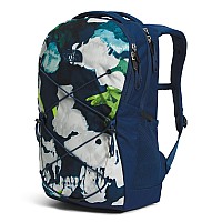 The North Face Womens Jester Everyday Laptop Backpack Summit Navy Abstract Floral Printshady Blue One Size