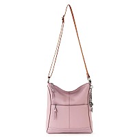 The Sak Lucia Crossbody Bag In Leather Convertible Purse With Adjustable Strap Rosewood