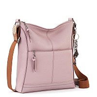 The Sak Lucia Crossbody Bag In Leather Convertible Purse With Adjustable Strap Rosewood