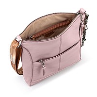 The Sak Lucia Crossbody Bag In Leather Convertible Purse With Adjustable Strap Rosewood