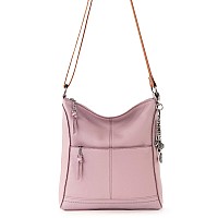 The Sak Lucia Crossbody Bag In Leather Convertible Purse With Adjustable Strap Rosewood