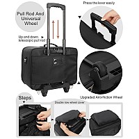 Monstina Rolling Makeup Train Casetrolley Cosmetic Case3Layer Cosmetic Organizerextra Large Makeup Travel Bag For Hairstylis