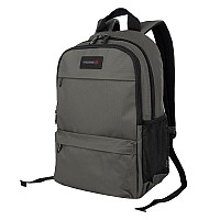 Wolverine Lightweight Water Resistant Rugged Laptop Backpack For Travel Or Work Slimlinegunmetal 27L