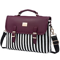 Lovevook Computer Bag Laptop Bag For Women Cute Laptop Messenger Bag For Work Collegewine Red