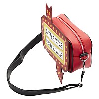 Loungefly Beetlejuice Graveyard Sign Cross Body Bag