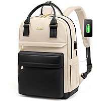 Lovevook Laptop Backpack For Women Men 156 Inch Laptop Bag With Usb Port Fashion Waterproof Backpacks Teacher Nurse Stylish Tra