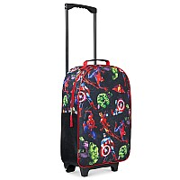 Marvel Kids Suitcase For Boys Foldable Trolley Hand Luggage Bag Carry On Avengers Travel Bag With Wheels Cabin Bag Wheeled Bag W