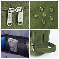 Toiletry Bag For Men Hanging Dopp Kit Water Resistant Shaving Bag Small Toiletry Bag For Traveling Pure Green