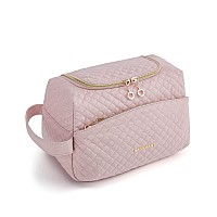 Bagsmart Toiletry Bag For Women Large Wideopen Travel Toiletry Bag Waterresistant Cosmetic Bag Makeup Organizer Door Room Es