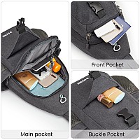 G4Free Canvas Sling Bag Crossbody Backpack With Usb Charging Port Rfid Blocking Hiking Daypack Chest Bag For Women Mendark G