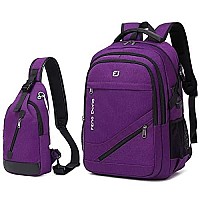 Fengdong Large Laptop Backpack 173 Inch Waterproof Travel College Backpack Bookbagcrossbody Sling Bags For Men Women Busines