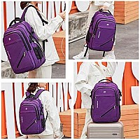 Fengdong Large Laptop Backpack 173 Inch Waterproof Travel College Backpack Bookbagcrossbody Sling Bags For Men Women Busines