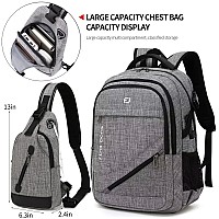 Fengdong Large Laptop Backpack 173 Inch Waterproof Travel College Backpack Bookbagcrossbody Sling Bags For Men Women Busines