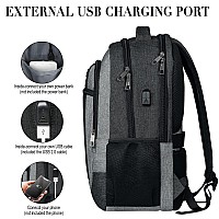 Bikrod Travel Laptop Backpack Men School Backpacks For Teens Water Resistant Anti Theft Slim Sturdy Computer Bag Gifts Fits 15