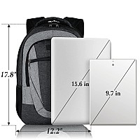 Bikrod Travel Laptop Backpack Men School Backpacks For Teens Water Resistant Anti Theft Slim Sturdy Computer Bag Gifts Fits 15