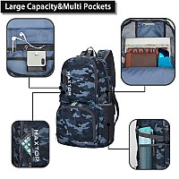 Maxtop 4050L Lightweight Packable Backpack For Hiking Traveling Camping Water Resistant Foldable Outdoor Travel Daypack